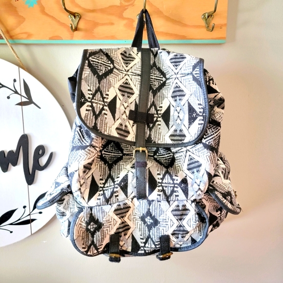 Oversized Mossimo Tribal Print Backpack - Picture 2 of 6